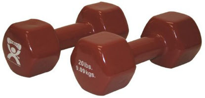 Picture of Dumbbell Pair Hexagon Heads CanDo® 20 lbs.10-0561-2