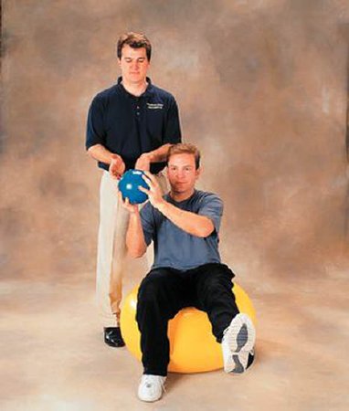 Picture of Inflatable Exercise Ball Rolyan® RedA92683