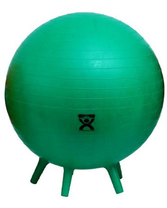 Picture of Inflatable Exercise Ball with Stability Feet CanDo® Green30-1893