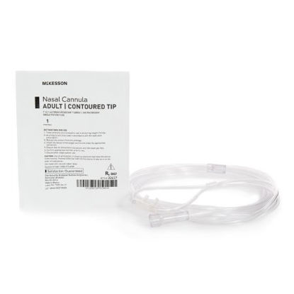 Picture of Nasal Cannula Low Flow Delivery McKesson Adult Curved Prong / NonFlared Tip32637