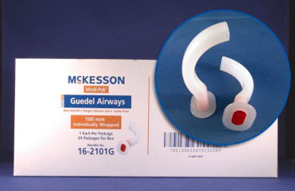 Picture of Oropharyngeal Airway McKesson Guedel 100 mm Length Red16-2101G