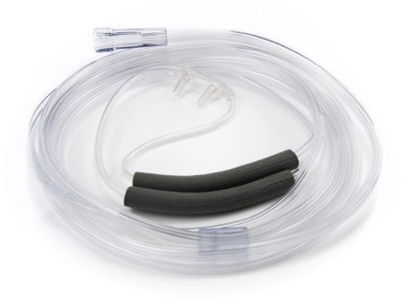 Picture of Nasal Cannula with Ear Cushions Low Flow Delivery McKesson Adult Straight Prong / NonFlared Tip32649