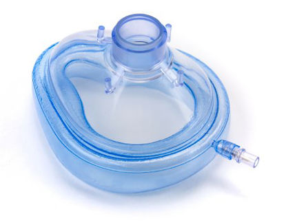 Picture of Anesthesia Mask McKesson Elongated Style Adult Large Hook Ring710