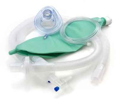 Picture of McKesson Anesthesia Breathing Circuit Expandable Tube 96 Inch Tube Dual Limb Adult 3 Liter Bag Single Patient Use16-D96M3