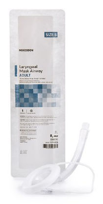 Picture of McKesson Laryngeal Mask Adult User Size 5 Clear PVC Sterile Disposable159-005