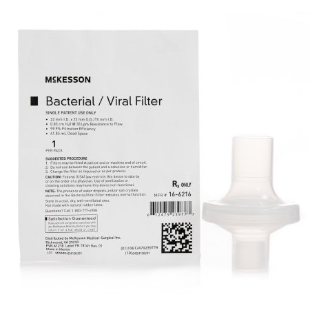 Picture of Bacterial / Viral Filter McKesson 0.83 cm H20 @ 30 LPM16-6216