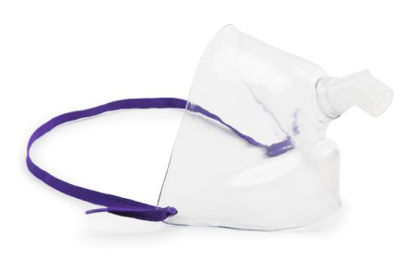 Picture of Oxygen Face Tent McKesson Face Tent Style Adult One Size Fits Most Adjustable Head Strap16-110E