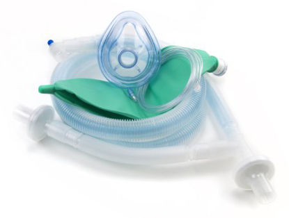 Picture of McKesson Anesthesia Breathing Circuit Expandable Tube 72 Inch Tube Single Limb Adult 3 Liter Bag Single Patient Use16-C72L