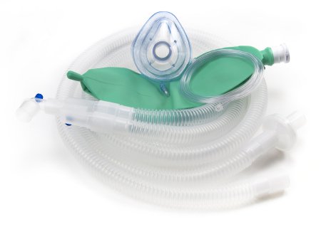 Picture of McKesson Anesthesia Breathing Circuit Expandable Tube 72 Inch Tube Dual Limb Adult 3 Liter Bag Single Patient Use16-D72M