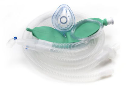 Picture of McKesson Anesthesia Breathing Circuit Expandable Tube 72 Inch Tube Dual Limb Adult 3 Liter Bag Single Patient Use16-D72M