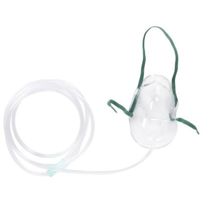Picture of Oxygen Mask AirLife® Elongated Style Adult One Size Fits Most Adjustable Head Strap001201