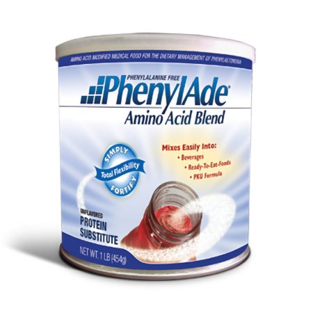 Picture of PKU Oral Supplement PhenylAde® Amino Acid Blend Unflavored 1 lb. Can Powder127422