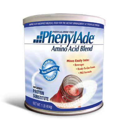 Picture of PKU Oral Supplement PhenylAde® Amino Acid Blend Unflavored 1 lb. Can Powder127422