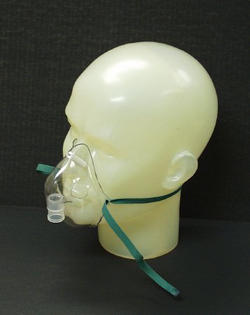 Picture of Aerosol Mask Salter Labs® Elongated Style Adult One Size Fits Most Adjustable Head Strap8100-0-50