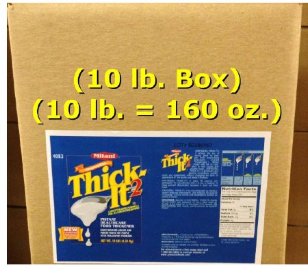 Picture of Food and Beverage Thickener Thick-It® Original 10 lb. Bag Unflavored Ready to Use Consistency Varies By PreparationJ446-60800