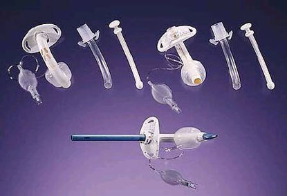Picture of Tracheostomy Tube Shiley™ Cannula Size 4 Cuffed4DCT