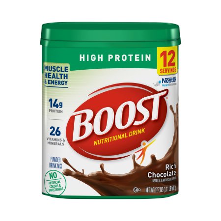 Picture of Oral Supplement Boost® High Protein Rich Chocolate Flavor Powder 17.7 oz. Carton12122019