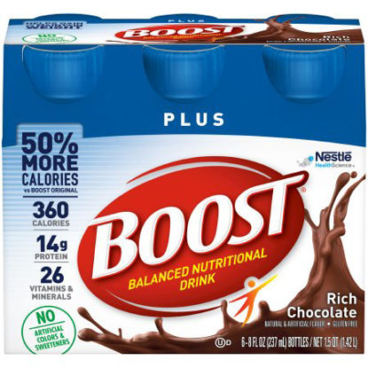 Picture of Oral Supplement Boost® Plus Rich Chocolate Flavor Ready to Use 8 oz. Bottle12324397