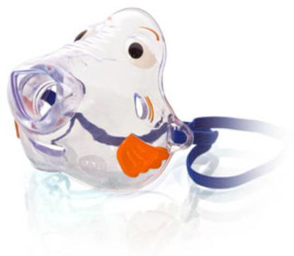Picture of Aerosol Mask Bubbles The Fish™ Elongated Style Pediatric Adjustable Head Strap044F7248