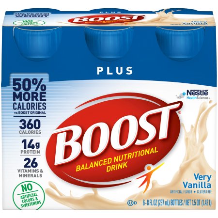 Picture of Oral Supplement Boost® Plus Very Vanilla Flavor Ready to Use 8 oz. Bottle12324416