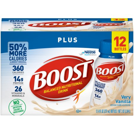 Picture of Oral Supplement Boost® Plus Very Vanilla Flavor Ready to Use 8 oz. Bottle12324932