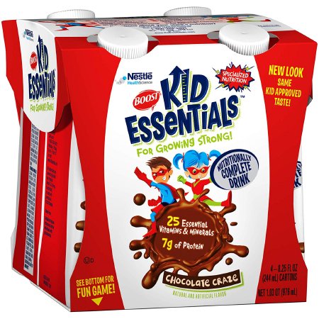 Picture of Pediatric Oral Supplement Boost® Kid Essentials™ Chocolate Craze Flavor 8.25 oz. Bottle Ready to Use12393116