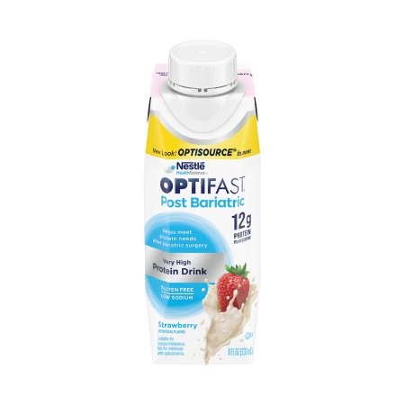 Picture of Oral Supplement Optifast® Post Bariatric Strawberry Flavor Ready to Use 8 oz. Carton00043900776538