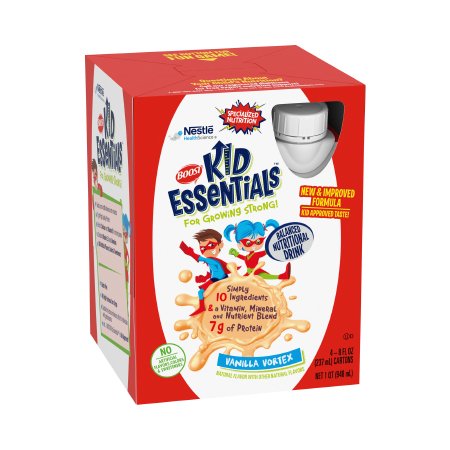 Picture of Pediatric Oral Supplement Boost® Kid Essentials™ Vanilla Vortex Flavor 8.25 oz. Bottle Ready to Use12393115