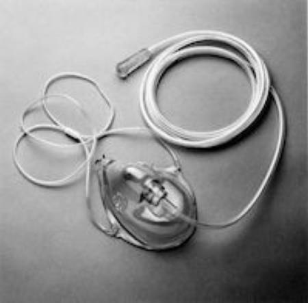 Picture of Oxygen Mask Salter Labs® Elongated Style Infant Adjustable Head Strap1114-7-10