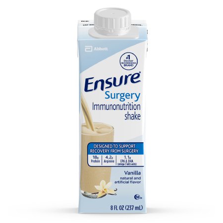 Picture of Oral Supplement Ensure® Surgery Immunonutrition Shake Vanilla Flavor Ready to Use 8 oz. Carton66436