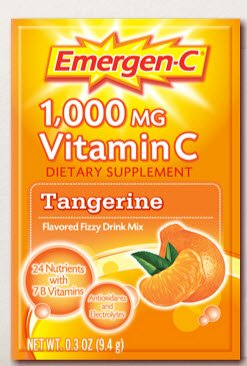 Picture of Oral Supplement Emergen-C® Tangerine Flavor Powder 0.3 oz. Individual Packet07631430202