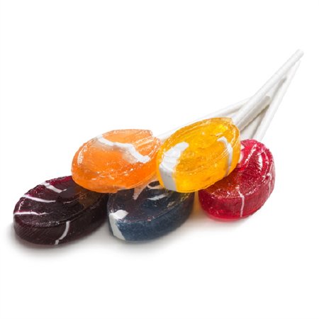 Picture of Sugar-Free Lollipop Dr. John's® Peaches and Cream / Orange Cream / Blue Raspberry Cream / Strawberry and Cream / Blackberry and Cream Flavors 2.5 lb.DRJCSC100.2