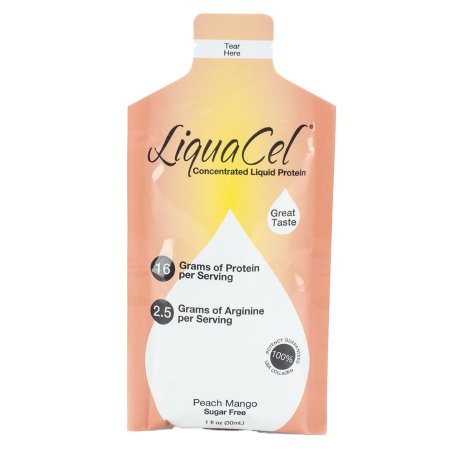 Picture of Oral Protein Supplement LiquaCel™ Peach Mango Flavor Ready to Use 1 oz. PouchGH-86