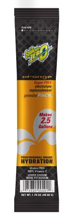 Picture of Electrolyte Replenishment Drink Mix Sqwincher® Zero Orange Flavor 1.76 oz.X394-MD600