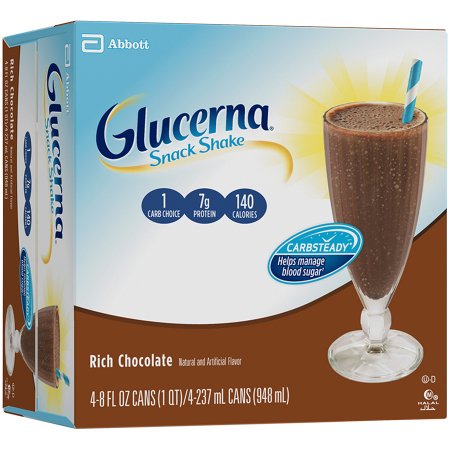 Picture of Oral Supplement Glucerna® Snack Shake Rich Chocolate Flavor Ready to Use 8 oz. Can59859