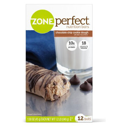 Picture of Nutrition Bar ZonePerfect® Chocolate Chip Cookie Dough Flavor Ready to Use Individually Wrapped62836