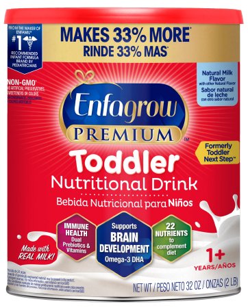 Picture of Pediatric Oral Supplement Enfagrow Premium™ Toddler Next Step® Unflavored 32 oz. Can Powder167205