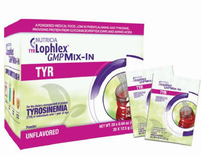 Picture of Tyrosinemia Oral Supplement TYR Lophlex® GMP Unflavored 12.5 Gram Individual Packet Powder135757