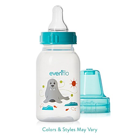 Picture of Baby Bottle Evenflo® Zoo Friends 4 oz. Polypropylene1334111