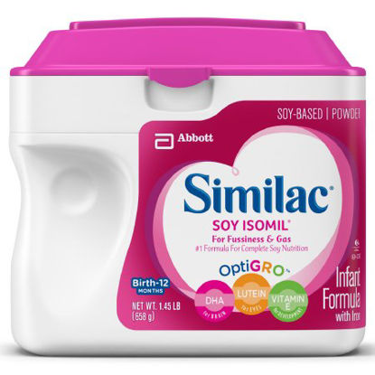 Picture of Infant Formula Similac® Soy Isomil® For Fussiness and Gas 23.2 oz. Canister Powder50819