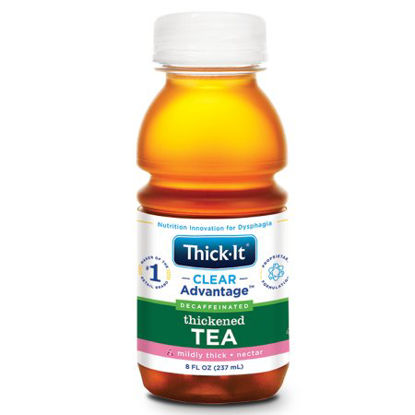 Picture of Thickened Decaffeinated Beverage Thick-It® Clear Advantage® 8 oz. Bottle Tea Flavor Ready to Use Nectar ConsistencyB627-L9044