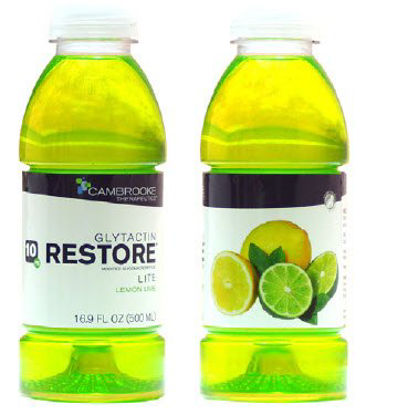 Picture of PKU Oral Supplement Glytactin Restore Lite Lemon Lime Flavor 16.9 oz. Bottle Ready to Use35013