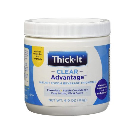 Picture of Food and Beverage Thickener Thick-It® Clear Advantage® 4 oz. Jar Unflavored Powder Consistency Varies By PreparationJ610-D9800