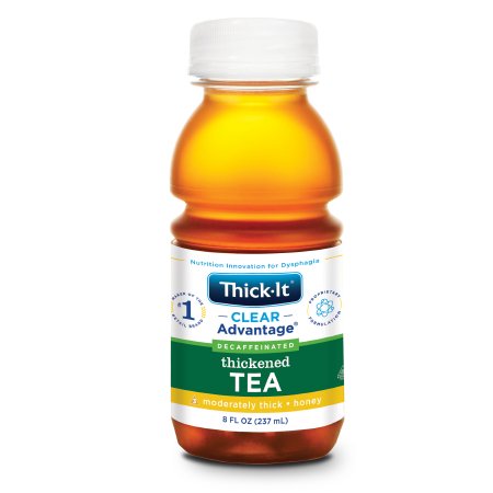 Picture of Thickened Decaffeinated Beverage Thick-It® Clear Advantage® 8 oz. Bottle Tea Flavor Ready to Use Honey ConsistencyB628-L9044