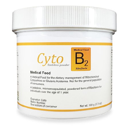 Picture of Oral Supplement / Tube Feeding Formula Cyto B2® Unflavored Powder 100 Gram Jar1205