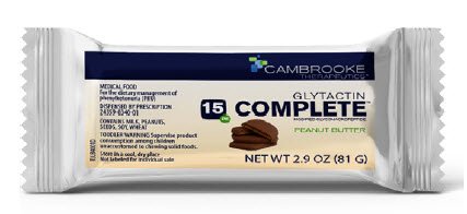 Picture of PKU Oral Supplement Glytactin COMPLETE 15 Peanut Butter Flavor 2.9 oz. Individual Packet Ready to Use34001