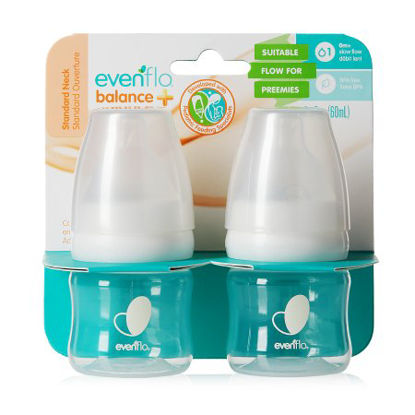 Picture of Baby Bottle Evenflo® Feeding Balance + Standard Neck 2 oz. Plastic1092211