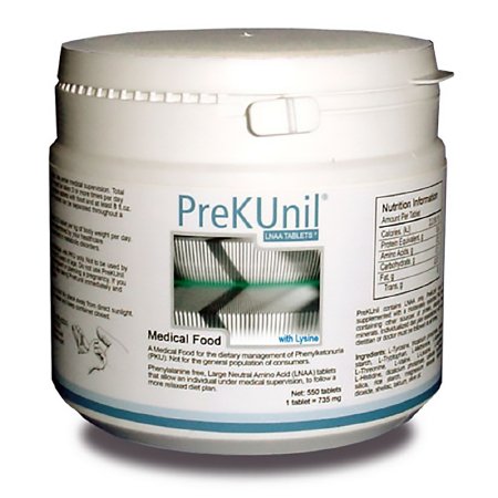 Picture of PKU Oral Supplement PreKUnil LNAA Unflavored 550 per Bottle Bottle Ready to Use8001