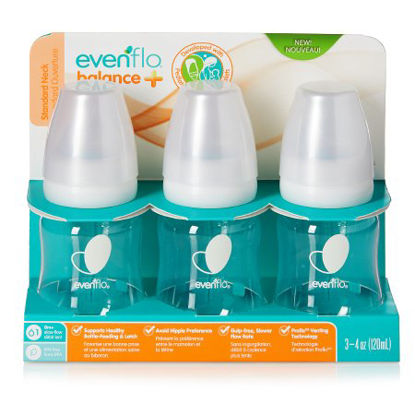 Picture of Baby Bottle Evenflo® Feeding Balance + Standard Neck 4 oz. Plastic1094311