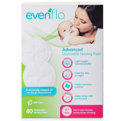 Picture of Nursing Pad Evenflo® Advanced One Size Fits Most Disposable5231411